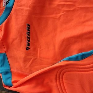 Orange and Teall Men's "NEW" Soccer Jersey SZ AXL BY VIZARI